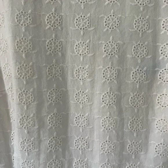 Tori Richard White Textured Mini Dress - Picture 2 of 7